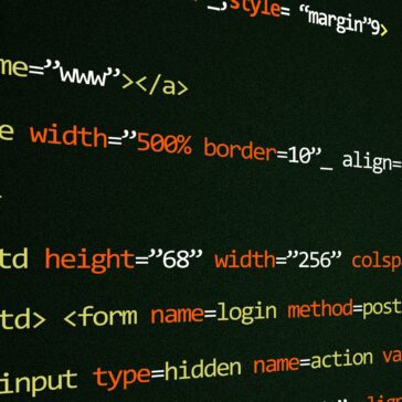 Close-up of HTML code lines highlighting web development concepts and techniques.